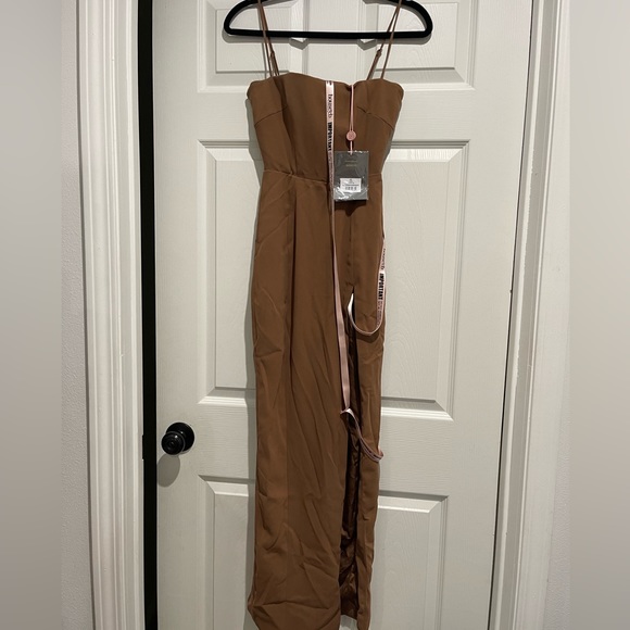 House of CB Dresses House Of Cb Jaida Toast Corset Maxi Dress